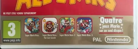 Super Mario All-Stars, the USK square on its front