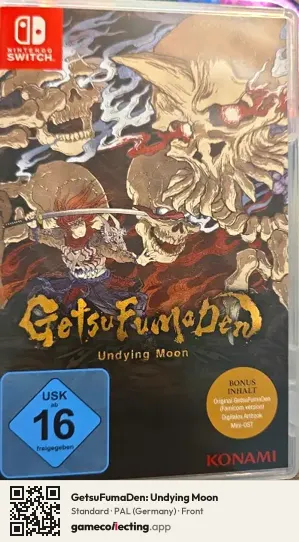 GetsuFumaDen: Undying Moon Nintendo Switch, Germany box front
