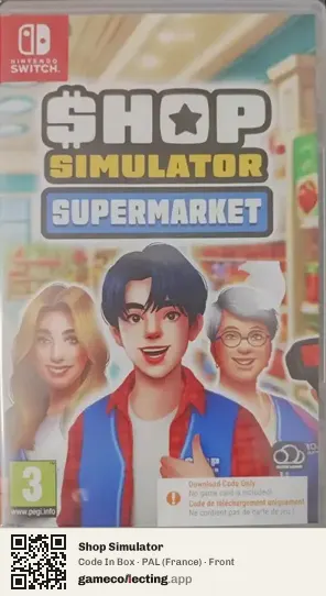 Shop Simulator Nintendo Switch, France box front