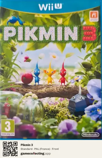 Pikmin 3 Nintendo Wii U, France box front