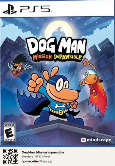 Dog Man: Mission Impawsible PlayStation 5, NTSC box front