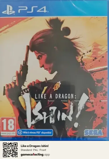 Like a Dragon: Ishin! PlayStation 4, PAL box front