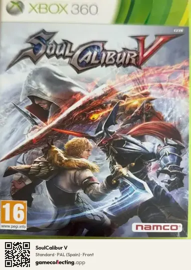 SoulCalibur V Xbox 360, Spain box front