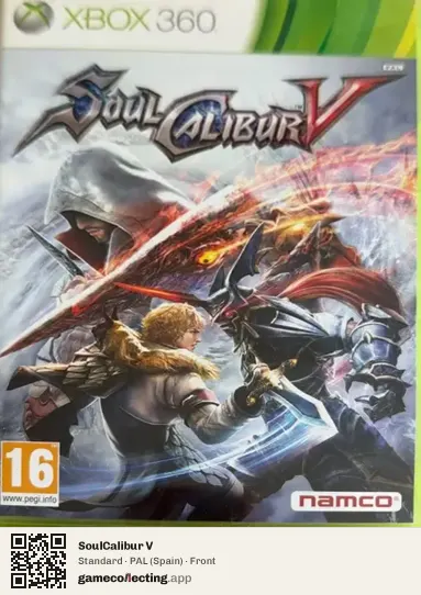 SoulCalibur V Xbox 360, Spain box front