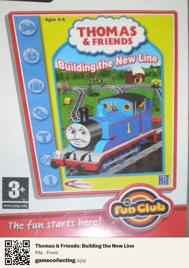 Thomas & Friends: Building the New Line Computer, PAL box front