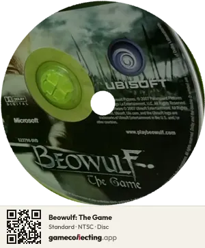 Beowulf: The Game Xbox 360, NTSC disc