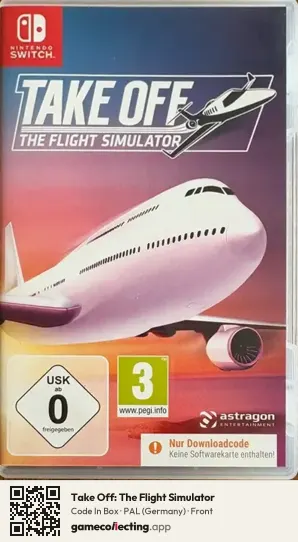Take Off: The Flight Simulator Nintendo Switch, Germany box front