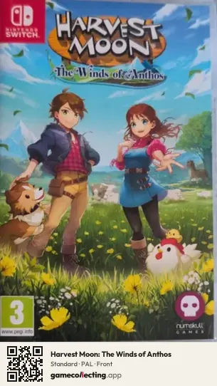 Harvest Moon: The Winds of Anthos Nintendo Switch, PAL box front