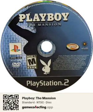 Playboy: The Mansion PlayStation 2, NTSC disc