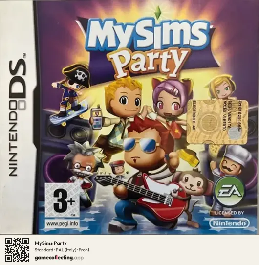 MySims Party Nintendo DS, Italy box front