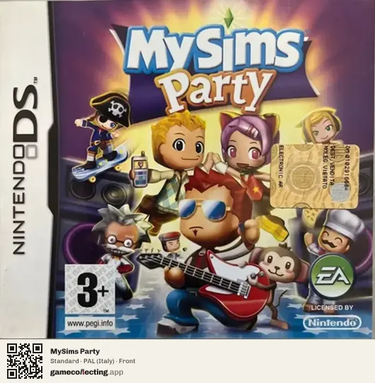 MySims Party Nintendo DS, Italy box front