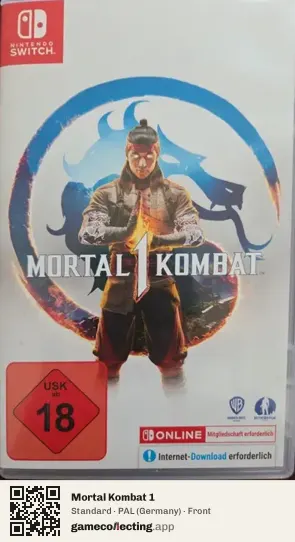 Mortal Kombat 1 Nintendo Switch, Germany box front