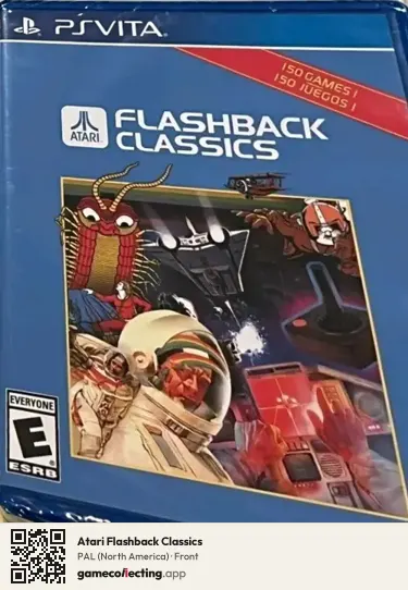 Atari Flashback Classics PlayStation Vita, North America box front