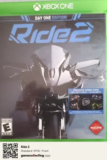 Ride 2 Xbox One, NTSC box front