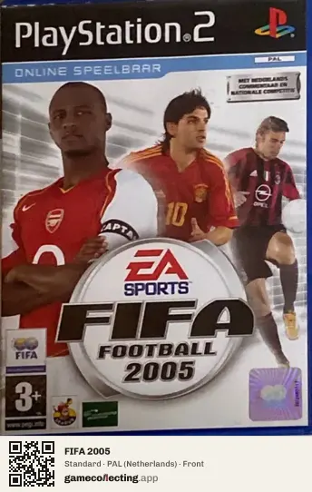 FIFA 2005 PlayStation 2, Netherlands box front