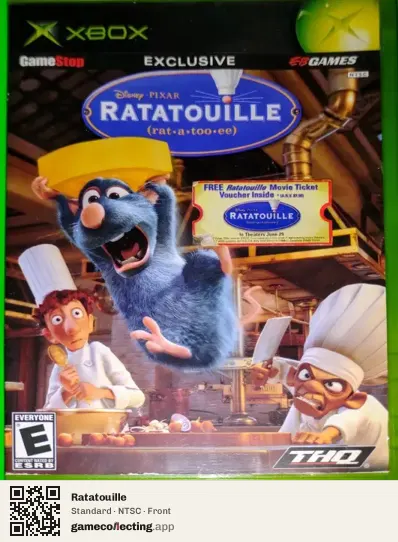 Ratatouille Xbox, NTSC box front