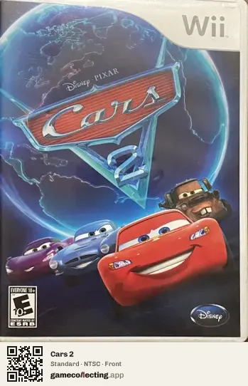 Cars 2 Nintendo Wii, NTSC box front