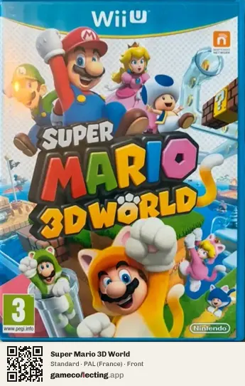 Super Mario 3D World Nintendo Wii U, France box front