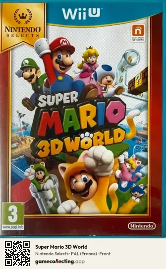 Super Mario 3D World Nintendo Wii U, France box front