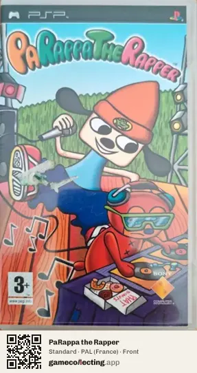 PaRappa the Rapper PlayStation Portable, France box front