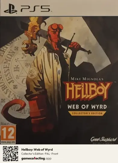 Hellboy: Web of Wyrd PlayStation 5, PAL box front