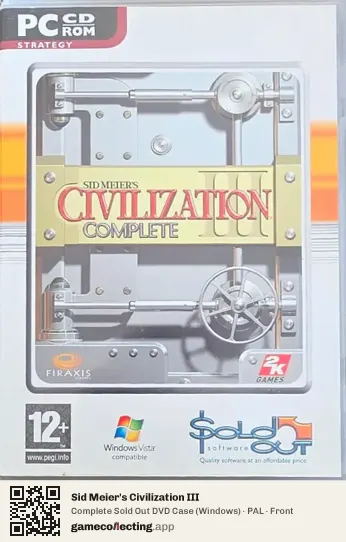 Sid Meier's Civilization III Computer, PAL box front