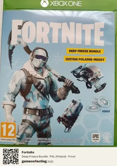 Fortnite Xbox One, Poland box front