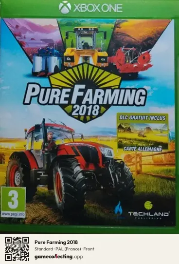 Pure Farming 2018 Xbox One, France box front