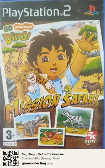 Go, Diego, Go! Safari Rescue PlayStation 2, France box front