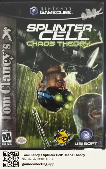 Tom Clancy's Splinter Cell: Chaos Theory Nintendo GameCube, NTSC box front
