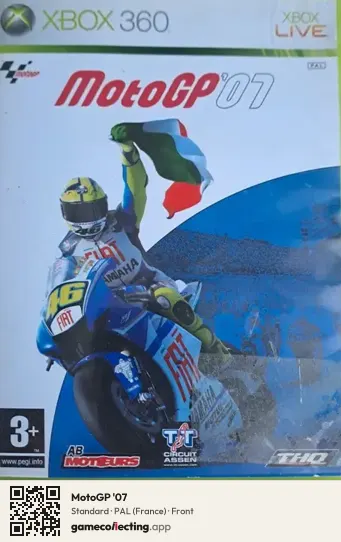 MotoGP '07 Xbox 360, France box front