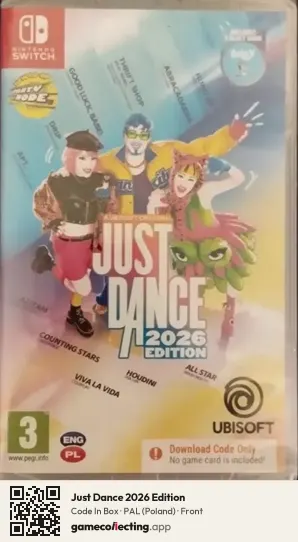 Just Dance 2026 Edition Nintendo Switch, Poland box front