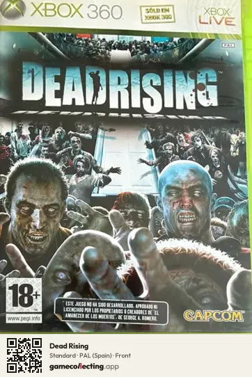 Dead Rising Xbox 360, Spain box front