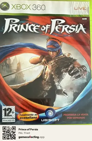 Prince of Persia Xbox 360, PAL box front