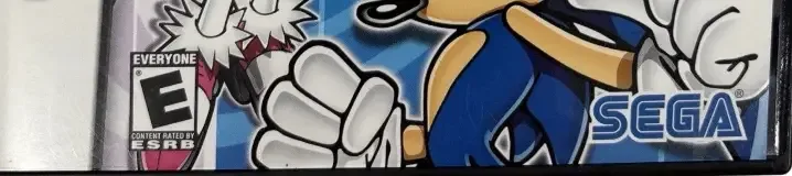Sonic Rush, the ESRB box on its front