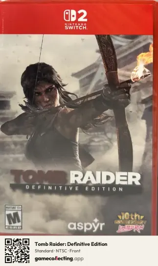Tomb Raider: Definitive Edition Nintendo Switch 2, NTSC box front