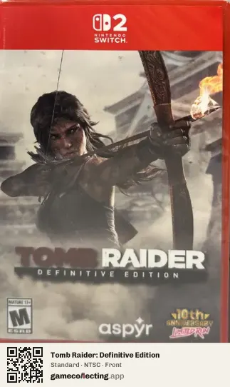 Tomb Raider: Definitive Edition Nintendo Switch 2, NTSC box front