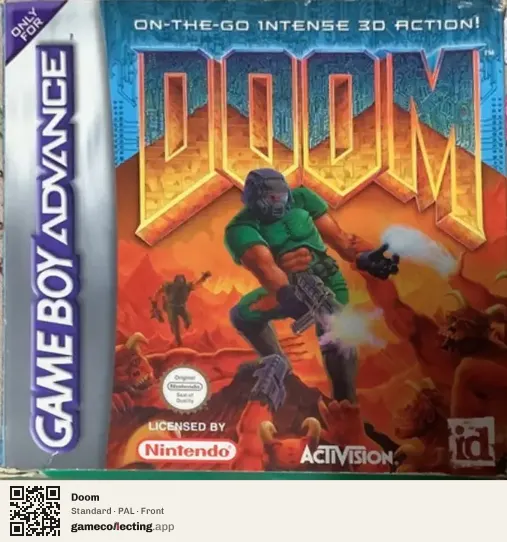 Doom Game Boy Advance, PAL box front