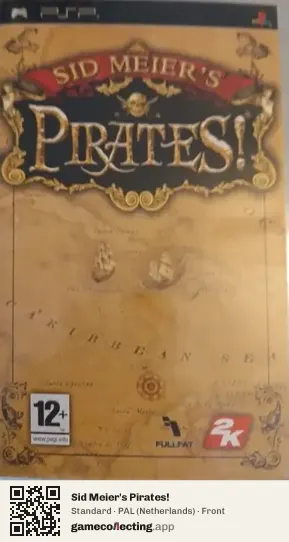 Sid Meier's Pirates! PlayStation Portable, Netherlands box front