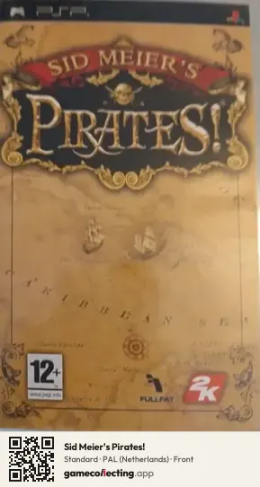 Sid Meier's Pirates! PlayStation Portable, Netherlands box front