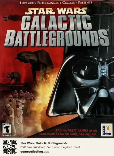 Star Wars: Galactic Battlegrounds Computer, United Kingdom box front