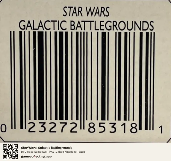 Star Wars: Galactic Battlegrounds Computer, United Kingdom box back