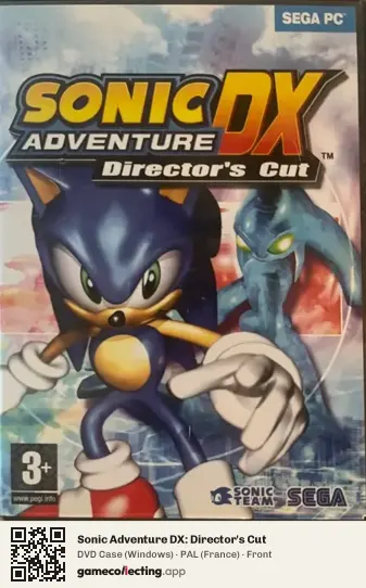 Sonic Adventure DX: Director's Cut Computer, France box front