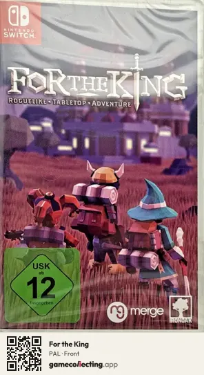 For the King Nintendo Switch, PAL box front