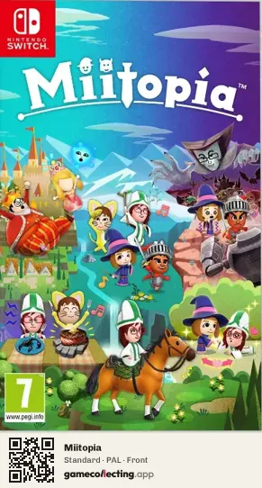 Miitopia Nintendo Switch, PAL box front