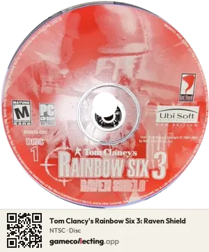 Tom Clancy's Rainbow Six 3: Raven Shield Computer, NTSC disc