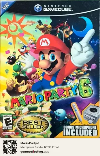 Mario Party 6 Nintendo GameCube, NTSC box front