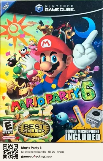 Mario Party 6 Nintendo GameCube, NTSC box front