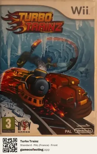 Turbo Trainz Nintendo Wii, France box front
