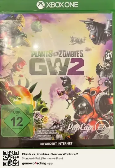 Plants vs. Zombies: Garden Warfare 2 Xbox One, Germany box front